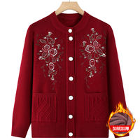 Autumn and winter coats for middle-aged and elderly people. Grandma's sweater with fleece for warmth. New winter clothes for the elderly in 2026 thumbnail 2