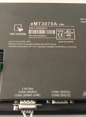 威纶通eMT3070A触摸屏控制器