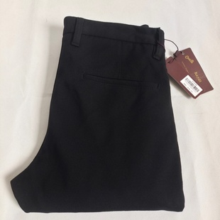 百搭男裤 品牌库存尾货断码 黑色直筒长裤 商务休闲裤 清仓极简风男士