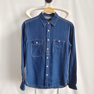 品牌库存尾货断码清仓男士长袖休闲衬衫男装格纹上衣