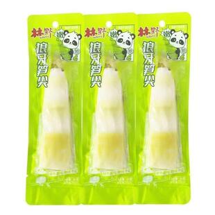 *林野狼牙笋尖80g泡椒酸辣山椒休闲脆笋即食下饭菜竹笋零食/