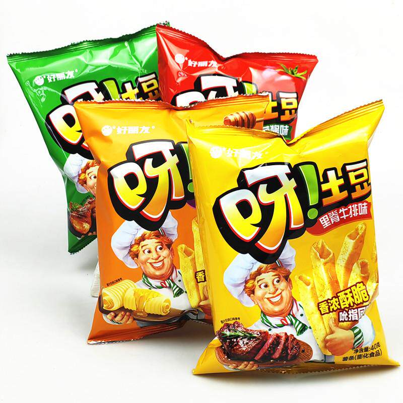 *呀土豆蜂蜜味薯条办公室吃货解馋小零食休闲 食品小吃大/