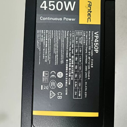 寻《《安钛克405W VP450P 台式机电源。原装拆机。cpu