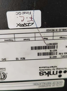 寻《《MKS电源，型号AX2116，拆机品