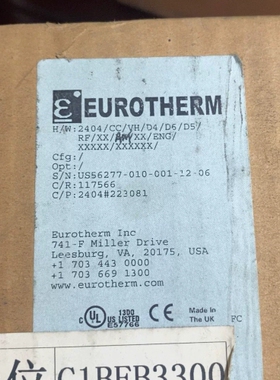 寻《《EUROTHERM2404温度控制器US56277-010-