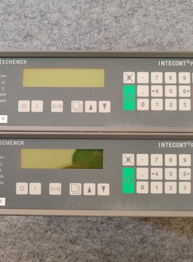寻《《申克SCHENCK INTECONT PLUS称重控制器 2