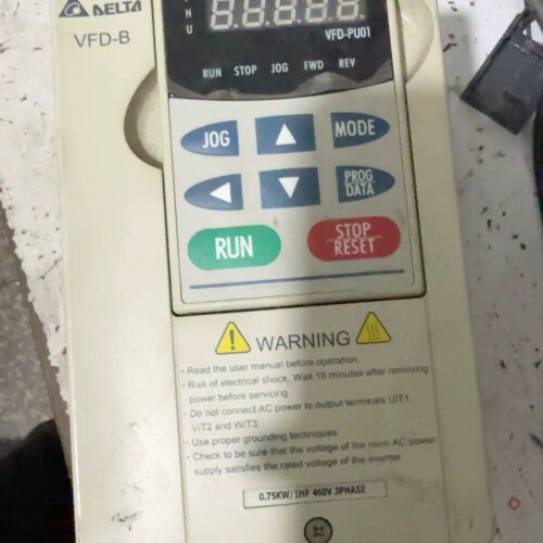 寻《《台达变频器VFD007B43A，380V/0.75KW，实物