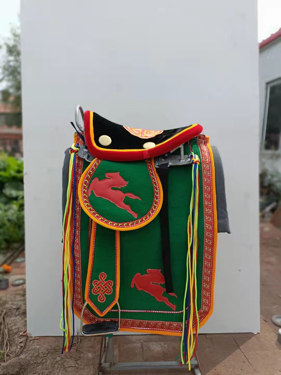 马鞍子马具用品铁骨架马鞍一套马术用品骑马马鞍