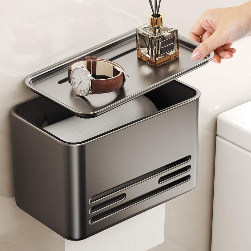 卫生间纸巾盒子厕所抽纸盒卷纸防水壁挂家用洗手间擦手纸收纳置物,家庭/个人清洁工具,卷纸器/纸巾架,淘宝优惠券,粉丝福利购,淘宝优惠卷