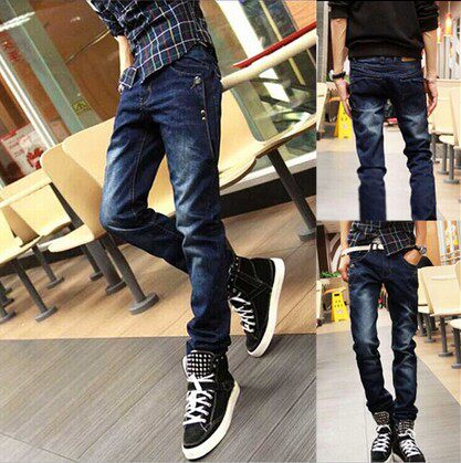 Jeans pour adolescent droite en vrac pour été - Ref 1466576 Image 1