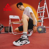 Peak 休闲厚底情侣增高运动鞋 匹克态极101复古老爹鞋 秋冬网面时尚