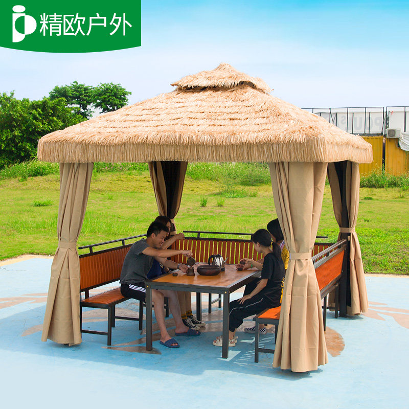 庭院别墅室外花园防腐木户外凉亭