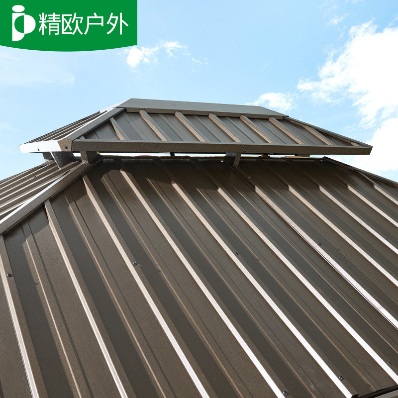 凉亭户外庭院花园简易帐篷别墅露台花园休闲亭室外移动木屋遮阳棚