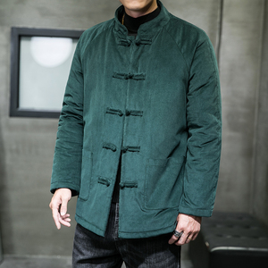 2024秋冬风男装灯芯绒复古唐装汉服棉衣棉服C229/MY461/P145图片