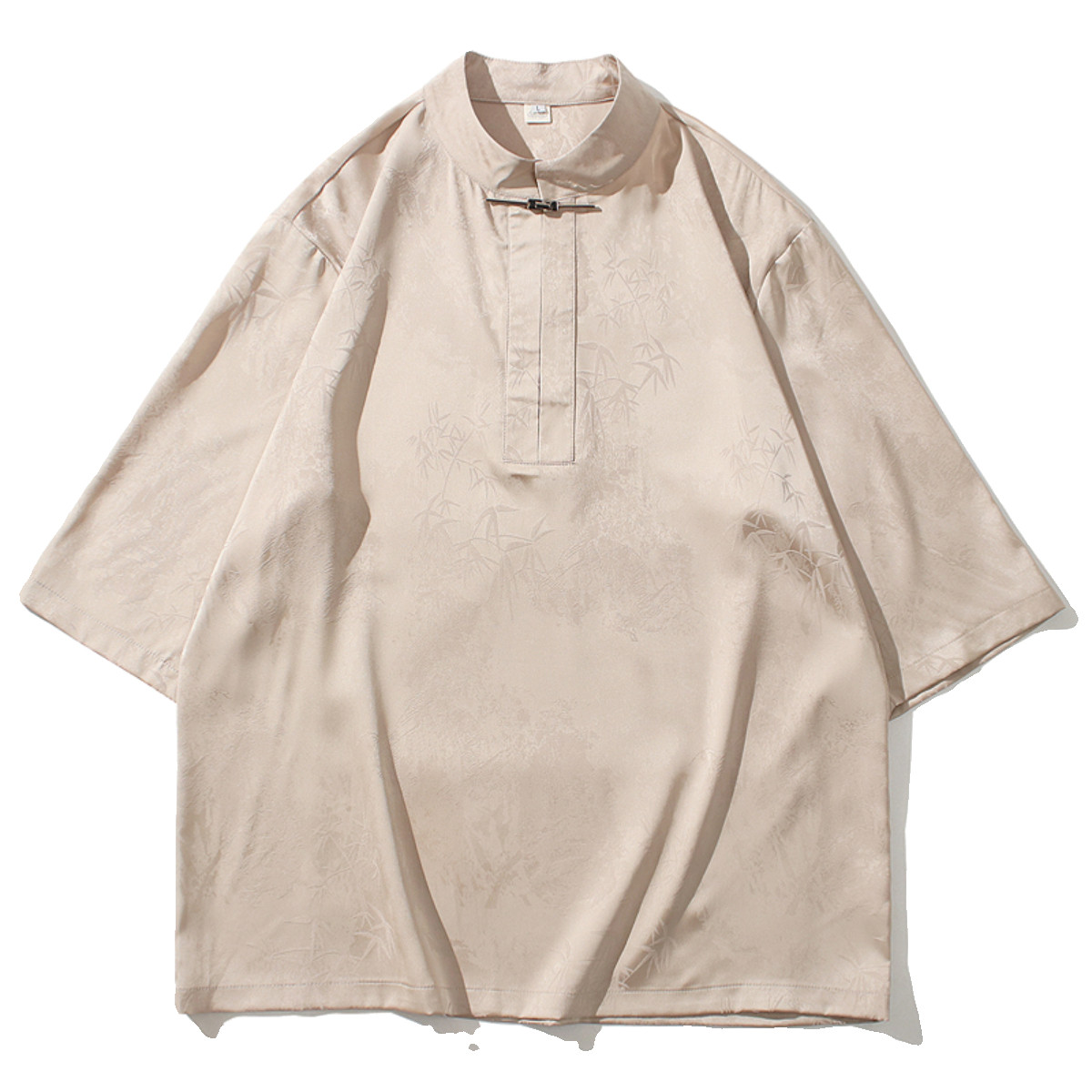 2024春夏新款风男装冰丝唐装汉服短袖五分袖T恤C229-T211-P60,男装T恤,电商C229-1