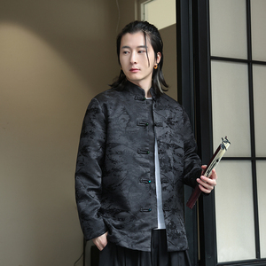 2024春夏风男装复古盘扣中式唐装汉服夹克外套C229-Y991-P100图片