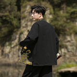 2024秋冬风男装复古中式盘扣唐装汉服夹克外套C229/Y63/P80，男装夹克，电商C229-1