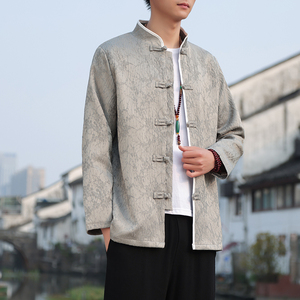 2024春夏风男装提花中式唐装汉服夹克外套C229-Y992-P100图片