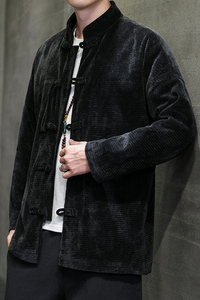 2024秋冬风男装盘扣复古中式唐装汉服夹克外套C229/Y782/P105图片