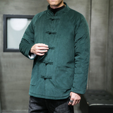 2024秋冬风男装灯芯绒复古唐装汉服棉衣棉服C229/MY461/P145，男装棉衣，电商C229-1