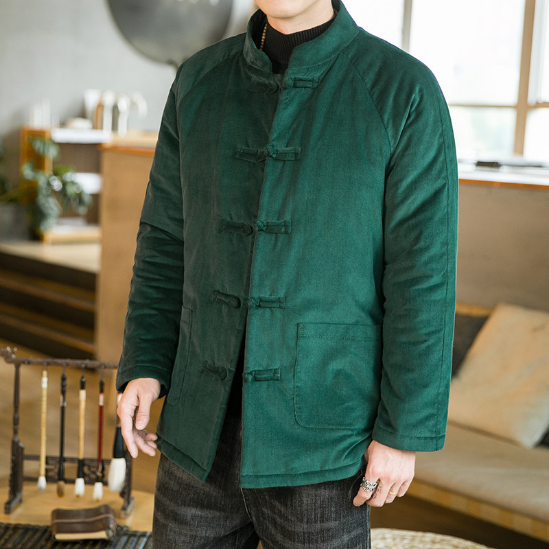 2022风唐装汉服灯芯绒复古棉袄棉衣棉服大码C229/MY461/P145,男装棉衣,电商C229-1