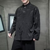 2024春夏新款风男装冰丝中式唐装汉服夹克外套C229-Y995-P100，男装夹克，电商C229-1