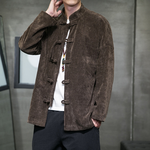 2024秋冬风男装盘扣复古中式唐装汉服夹克外套C229/Y782/P105