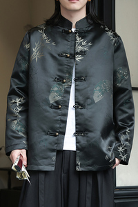 2024春夏新款风男装中式印花唐装汉服夹克外套C229-Y909-P110图片