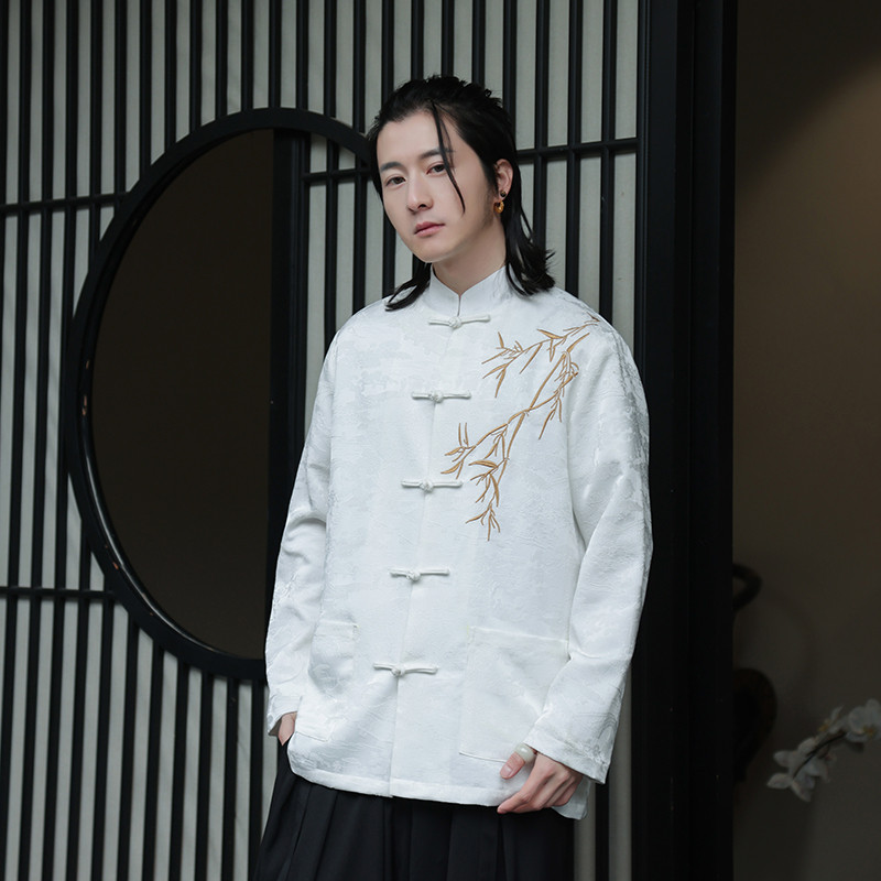 2024春夏风男装刺绣盘扣唐装汉服夹克外套C229-Y1008-P110,男装夹克,电商C229-1