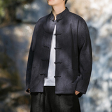 2024秋冬风男装棉麻亚麻盘扣唐装汉服夹克外套C229/Y730/P90，男装夹克，电商C229-1