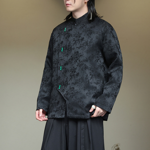 2024夏季风男装提花中式复古唐装汉服夹克外套C229-Y994-P100图片