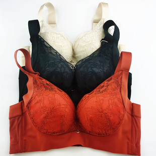 美思正品 内衣上薄下厚软钢圈舒适聚拢收副乳磁疗AB杯文胸罩FA0496