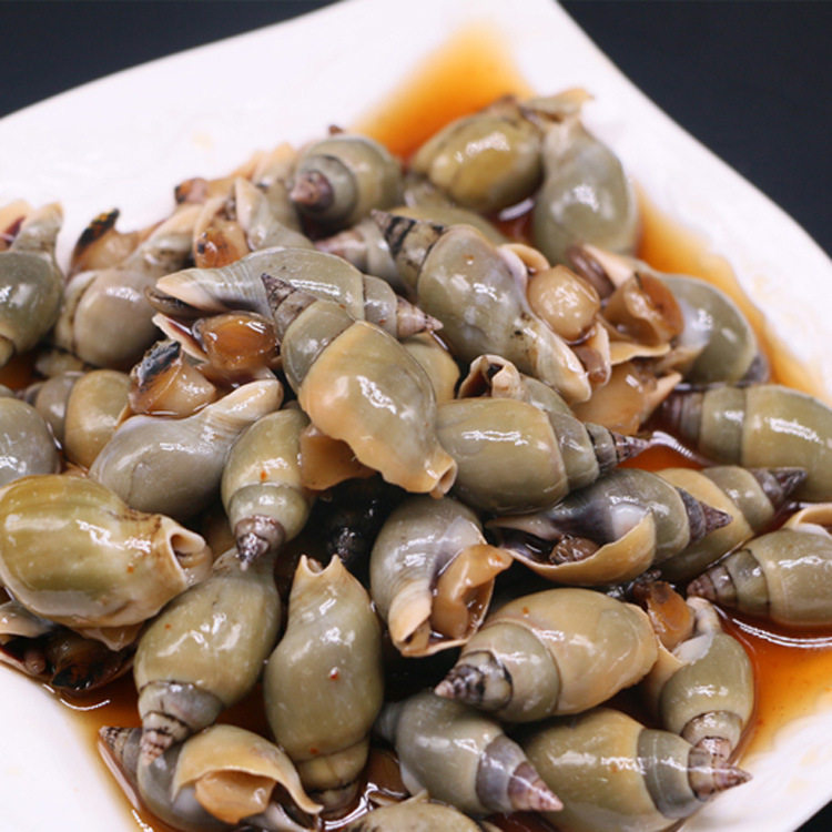 青岛特色麻辣翡翠螺 麻辣海青螺 即食海鲜 450g