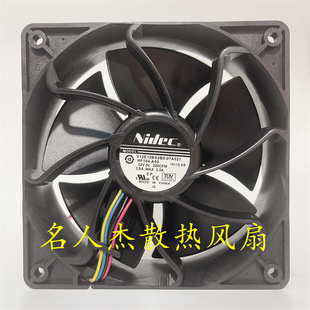 07A021 服务器风扇 正品 V12E12BS2B5 12V 3.0A 12cm NIDEC 12038
