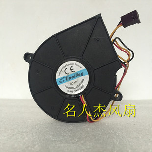 EVERFLOW B127515BU 12V CPU散热风扇7厘米7515 涡轮鼓风机一体机