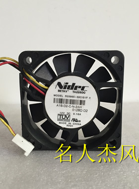 原装Nidec 6015 TA225DC R33965-58 CIS1F DC12V 0.16A 散热风扇