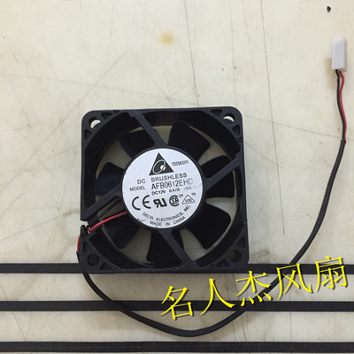 台达 DELTA AFB0612EHD 6020 6cm 12V 0.47A 双滚珠大风散热风扇