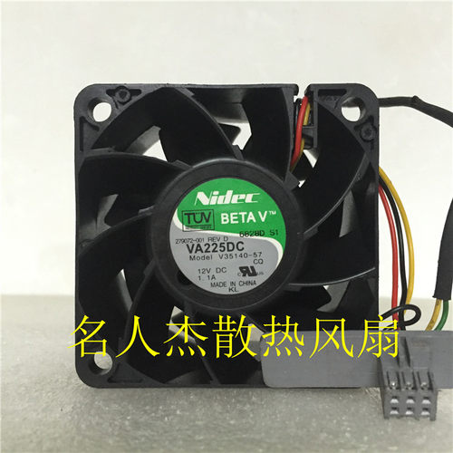 NIDEC VA225DC 6038 12V 1.1A 6CM 暴力服务器机箱风扇 V35140-57