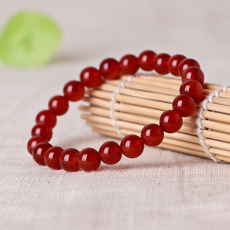 保真天然红玛瑙情侣转运手链时尚男女生肖本命年圆珠手串饰品礼物,珠宝/钻石/翡翠,手饰,淘宝优惠券,粉丝福利购,淘宝优惠卷
