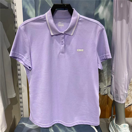 鸿星尔克POLO衫透气弹力