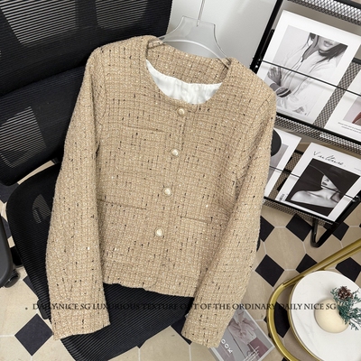 法式古典风宫廷气质小香风外套女