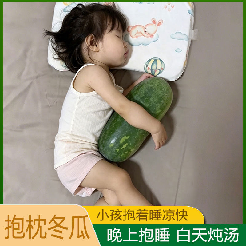 【抱着睡】广西冬瓜新鲜大瓜长长条冬瓜广西带霜瓜露天宠物老品瓜