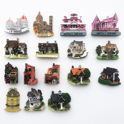 别墅民居工艺品磁铁冰箱贴留言贴