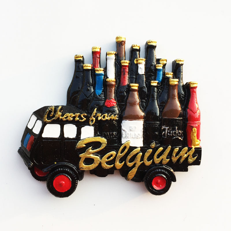 比利时创意装饰工艺品立体冰箱贴