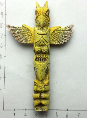 美国阿拉斯加旅游纪念礼物立体雕塑装饰工艺品磁性贴冰箱贴伴手礼