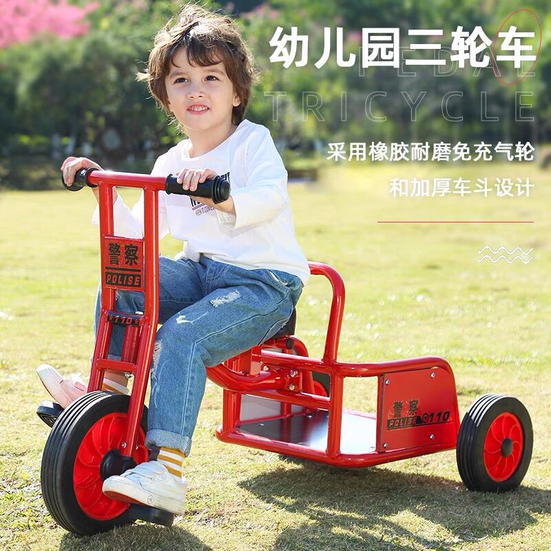 户外玩具幼教大号双人警察车