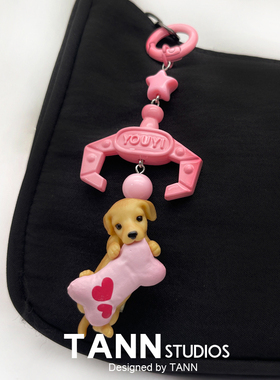 抓个娃娃小众可爱耳机壳包包挂链原创手机挂件手机链ccd相机链