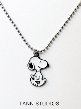 史努比SNOOPY白色卡通同款吊坠