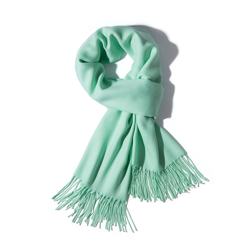 南极人纯色围巾女士冬季Z