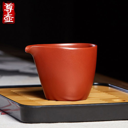 宜兴紫砂公道杯分茶器茶滤漏套装